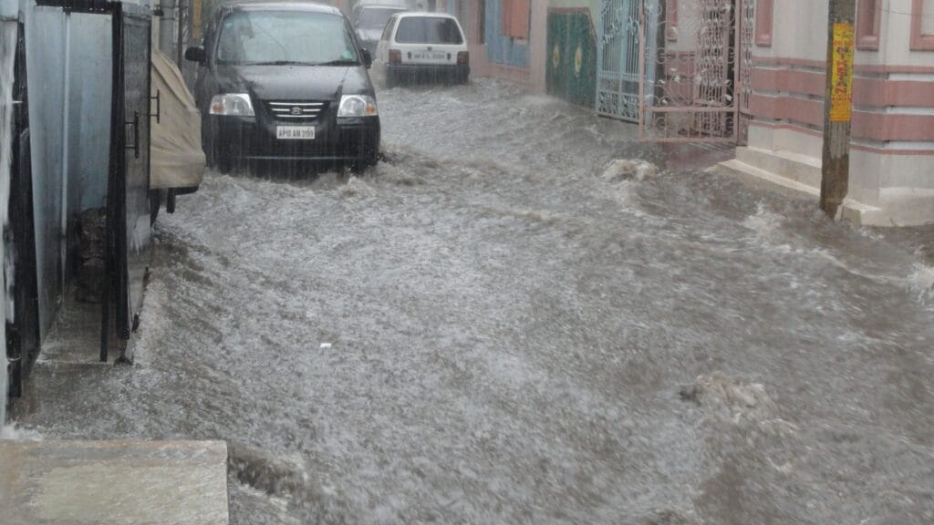 Flood Situation Near Ganges