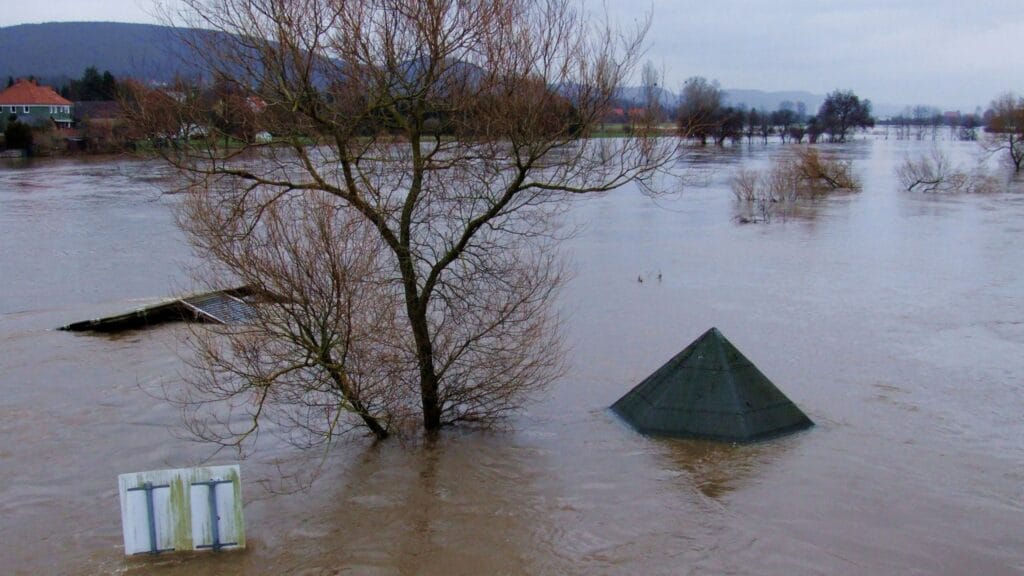 Flood Situation Near Ganges