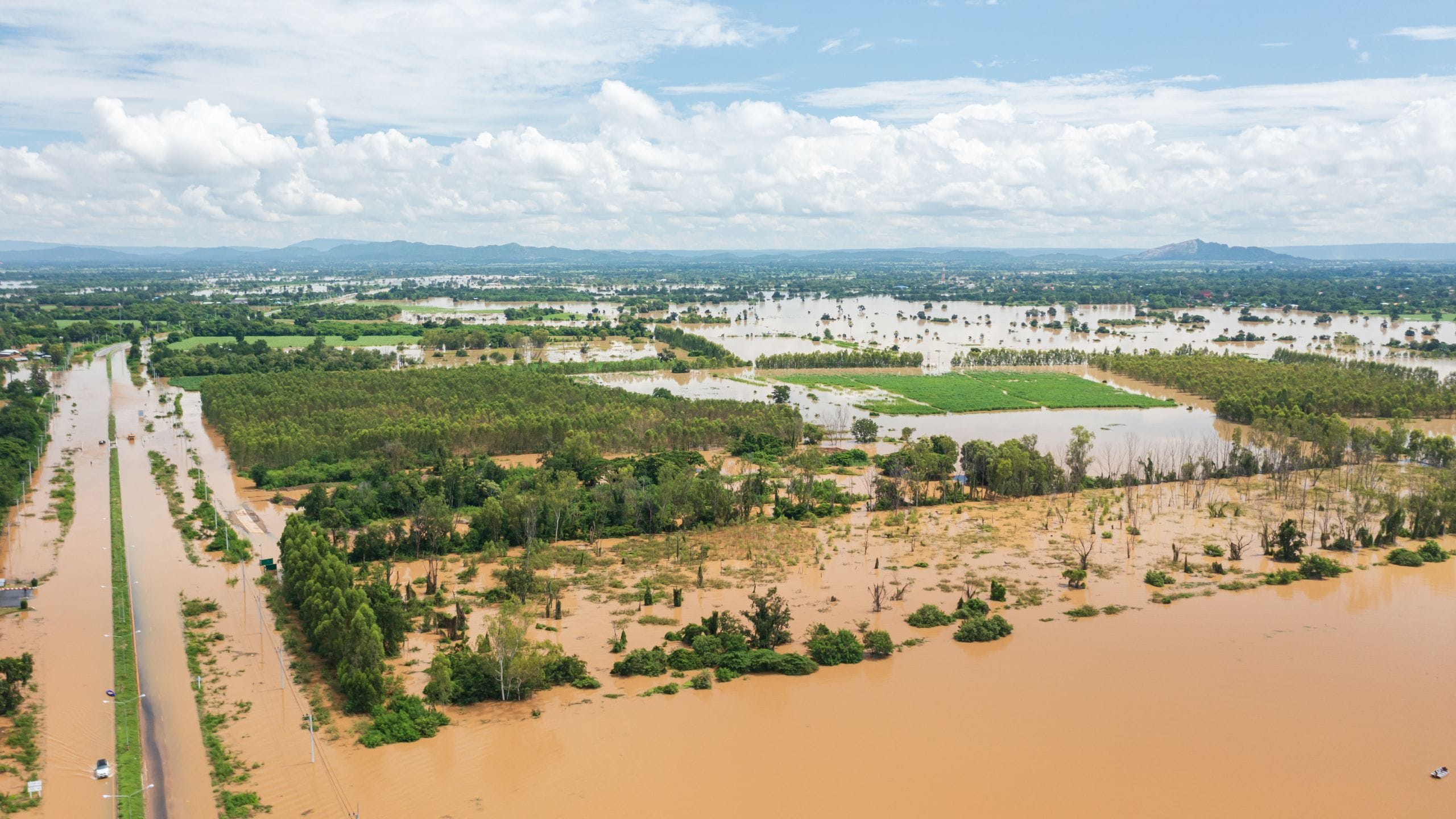 Flood Situation Near Ganges