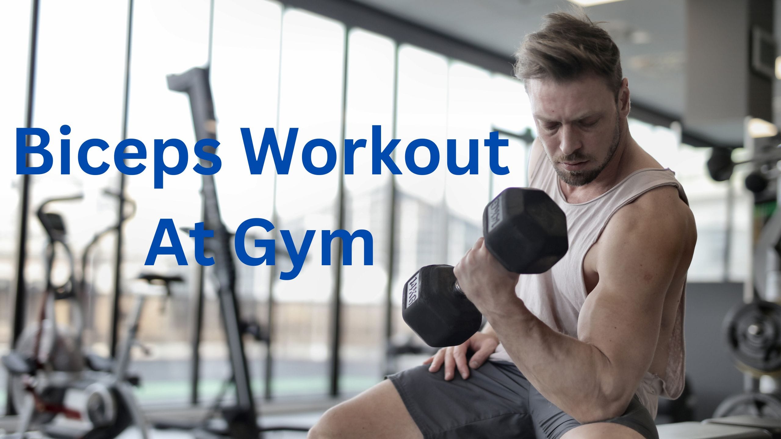 Biceps Workout At Gym
