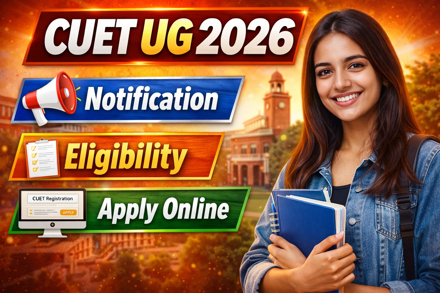 CUET UG 2026 Notification, Eligibility, Apply Online