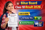 Bihar Board Class 10 Result