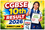 CGBSE 10th Result 2026 Check Now