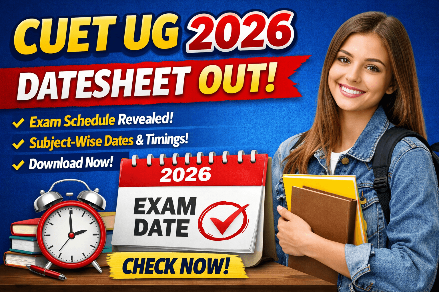 CUET UG 2026 exam dates