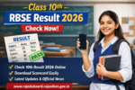 Class 10th RBSE Result 2026 Check Now