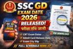 SSC GD Exam Date