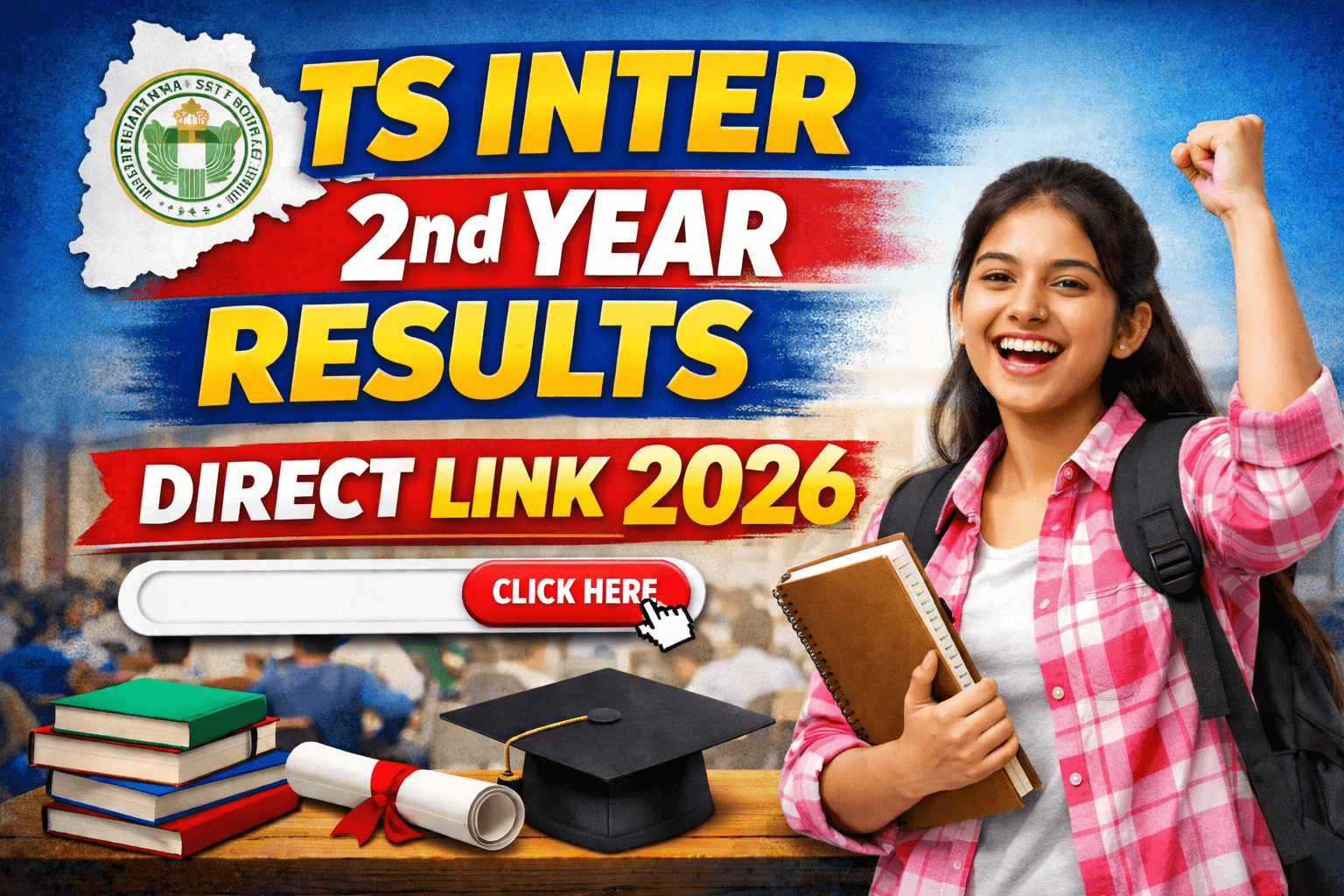 TS Inter 2nd Year 2026 Results Direct Link
