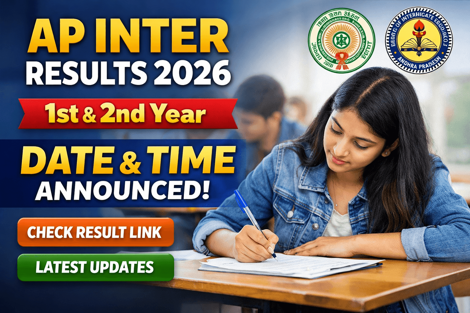 AP Inter Results Date and Time